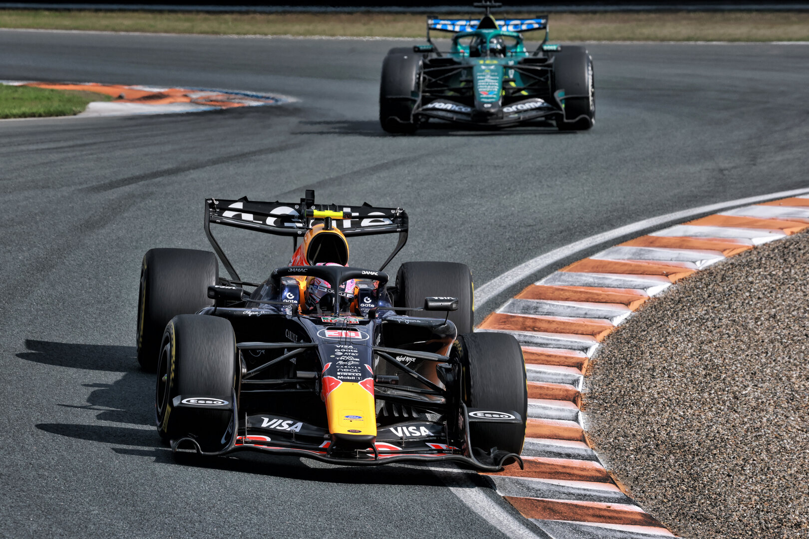 GP OLANDA, Liam Lawson (NZL) Red Bull Racing RB22.
23.08.2026. Formula 1 World Championship, Rd 12, Dutch Grand Prix, Zandvoort, Netherlands, Gara Day.
- www.xpbimages.com, EMail: requests@xpbimages.com © Copyright: Charniaux / XPB Images