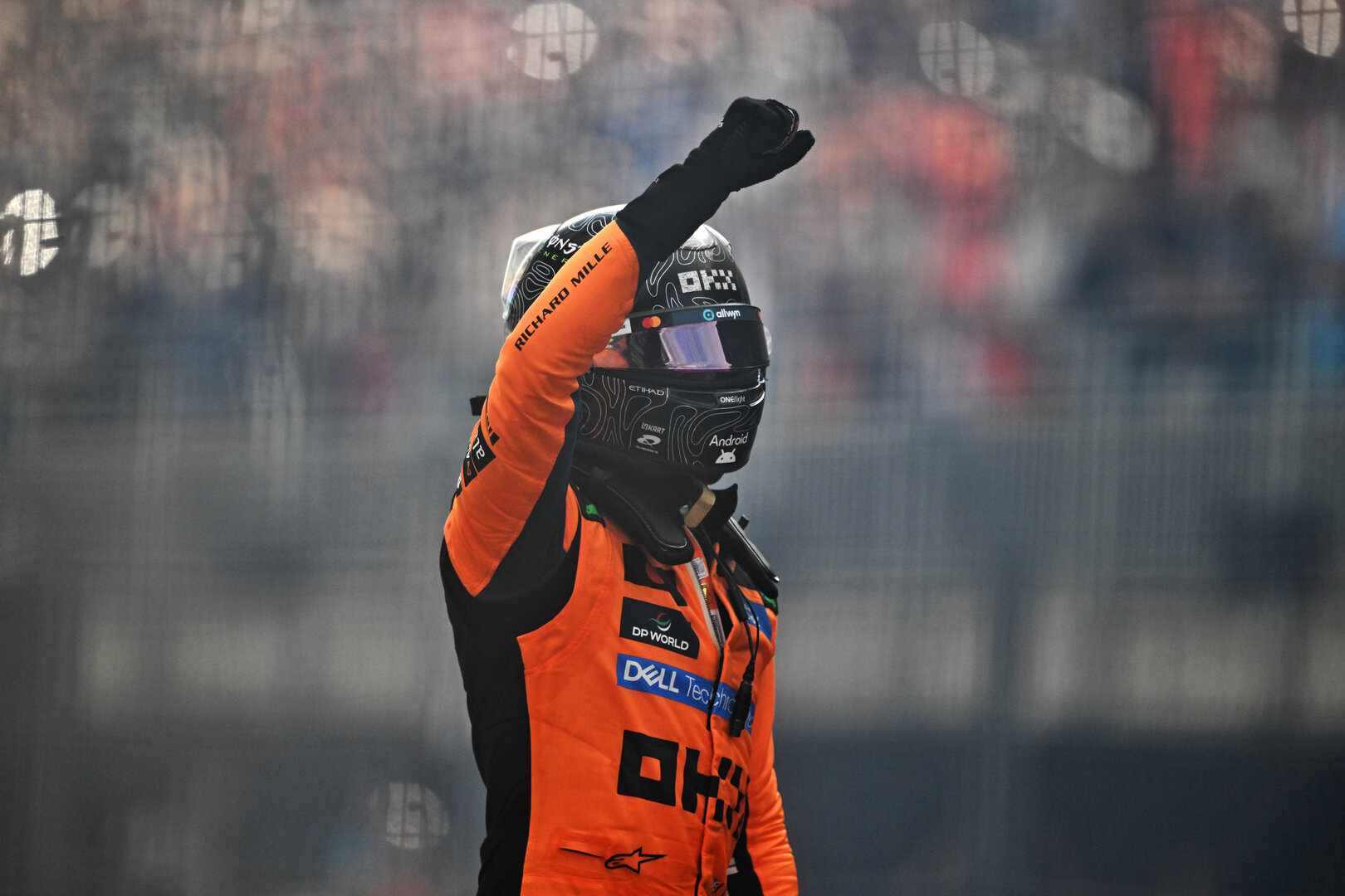GP OLANDA, Gara winner Lando Norris (GBR) McLaren F1 Team celebrates in parc ferme.
23.08.2026. Formula 1 World Championship, Rd 12, Dutch Grand Prix, Zandvoort, Netherlands, Gara Day.
- www.xpbimages.com, EMail: requests@xpbimages.com © Copyright: Price / XPB Images