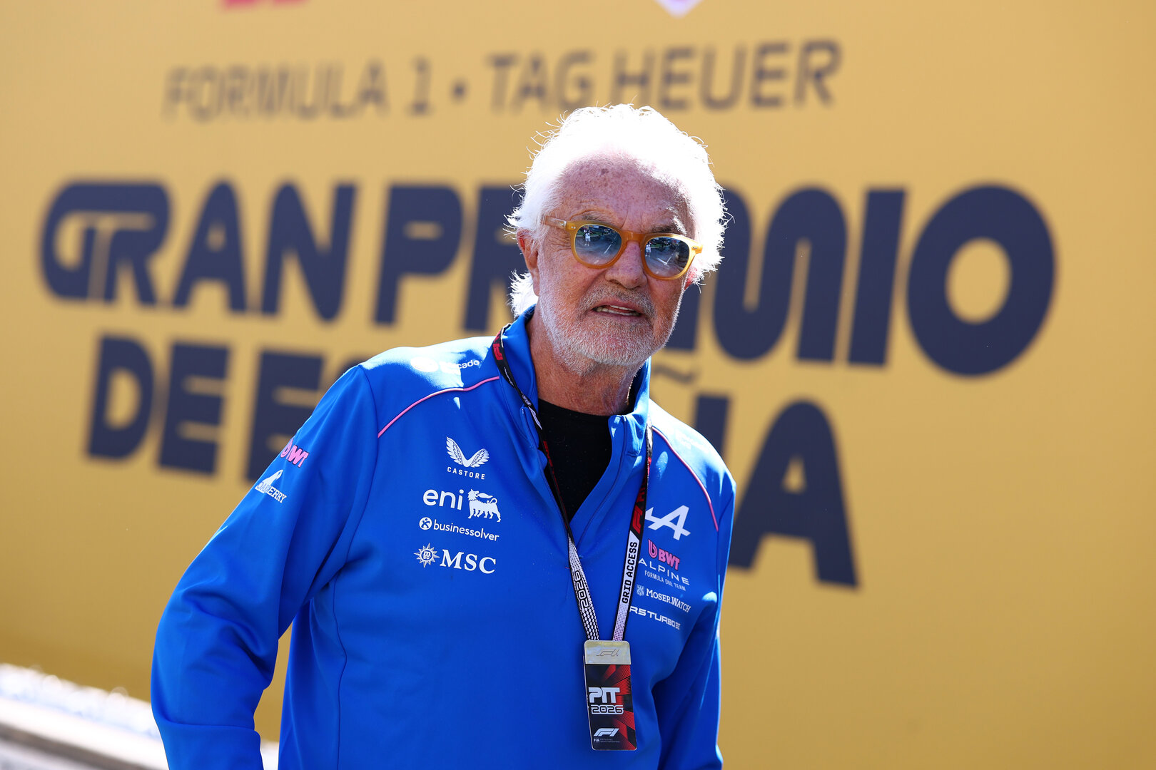 GP SPAGNA, Flavio Briatore (ITA) Alpine F1 Team Executive Advisor.10.09.2026. Formula 1 World Championship, Rd 14, Spanish Grand Prix, Madrid, Spain, Preparation Day.- www.xpbimages.com, EMail: requests@xpbimages.com © Copyright: XPB Images
