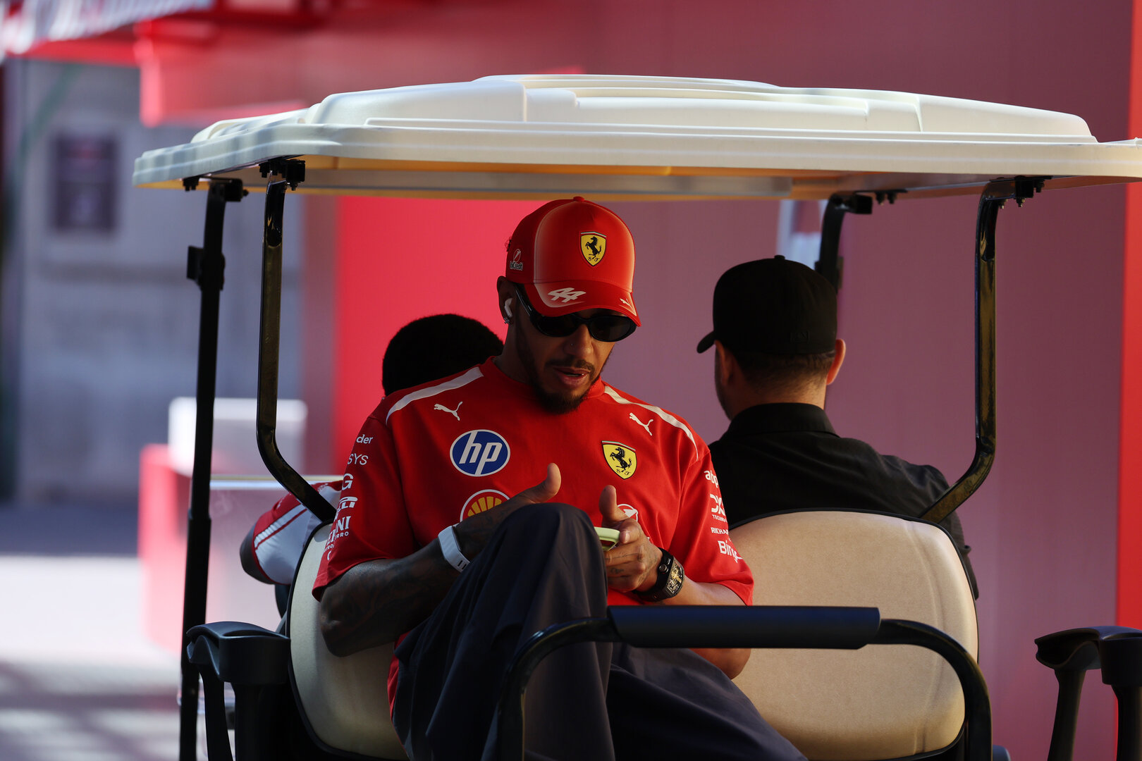 GP SPAGNA,
Lewis Hamilton (GBR) Ferrari.
10.09.2026. Formula 1 World Championship, Rd 14, Spanish Grand Prix, Madrid, Spain, Preparation Day.
- www.xpbimages.com, EMail: requests@xpbimages.com © Copyright: XPB Images