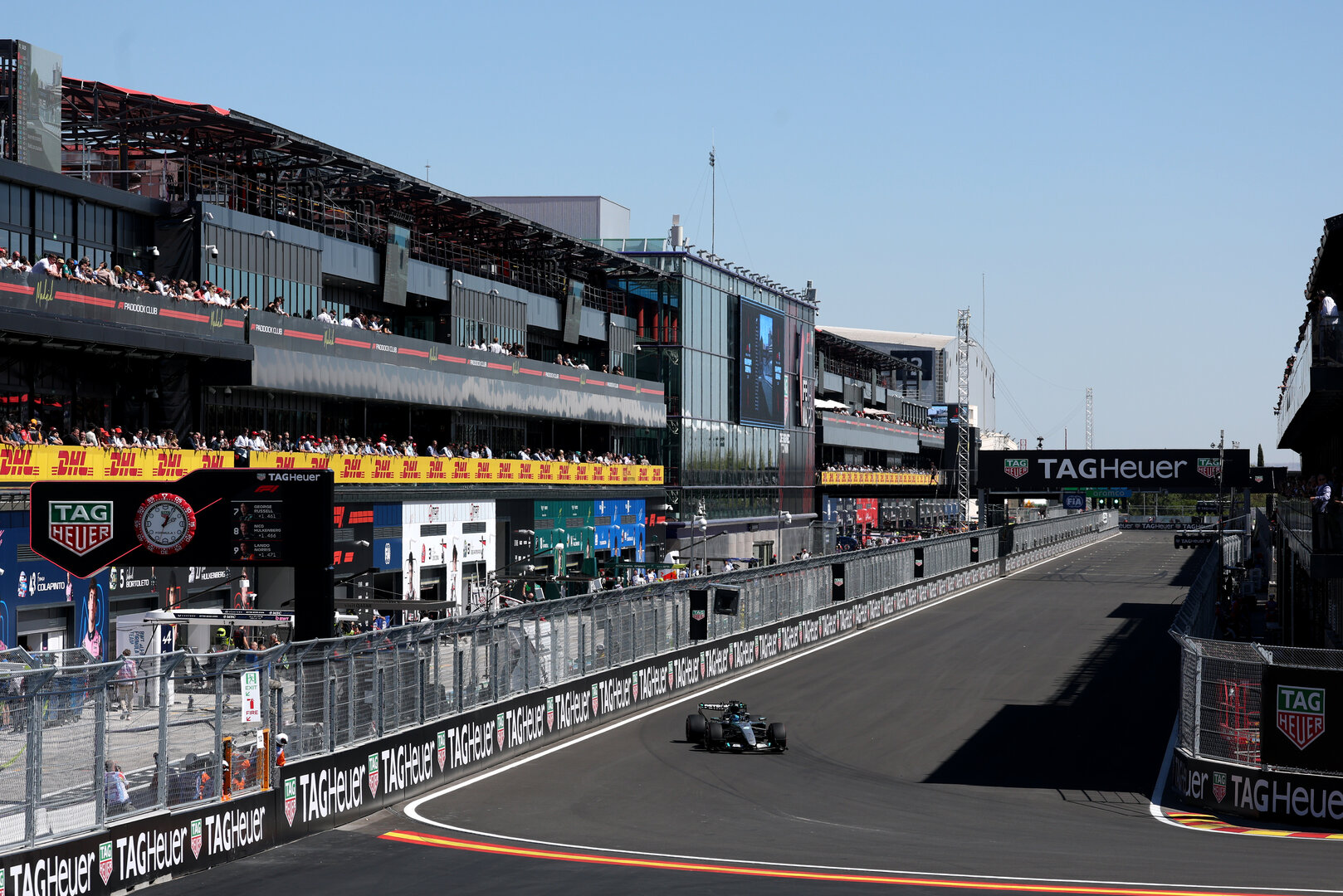 GP SPAGNA, George Russell (GBR) Mercedes AMG Formula One Team W17.11.09.2026 Formula 1 World Championship, Rd 14, Spanish Grand Prix, Madrid, Spain, Practice Day.- www.xpbimages.com, EMail: requests@xpbimages.com © Copyright: XPB Images