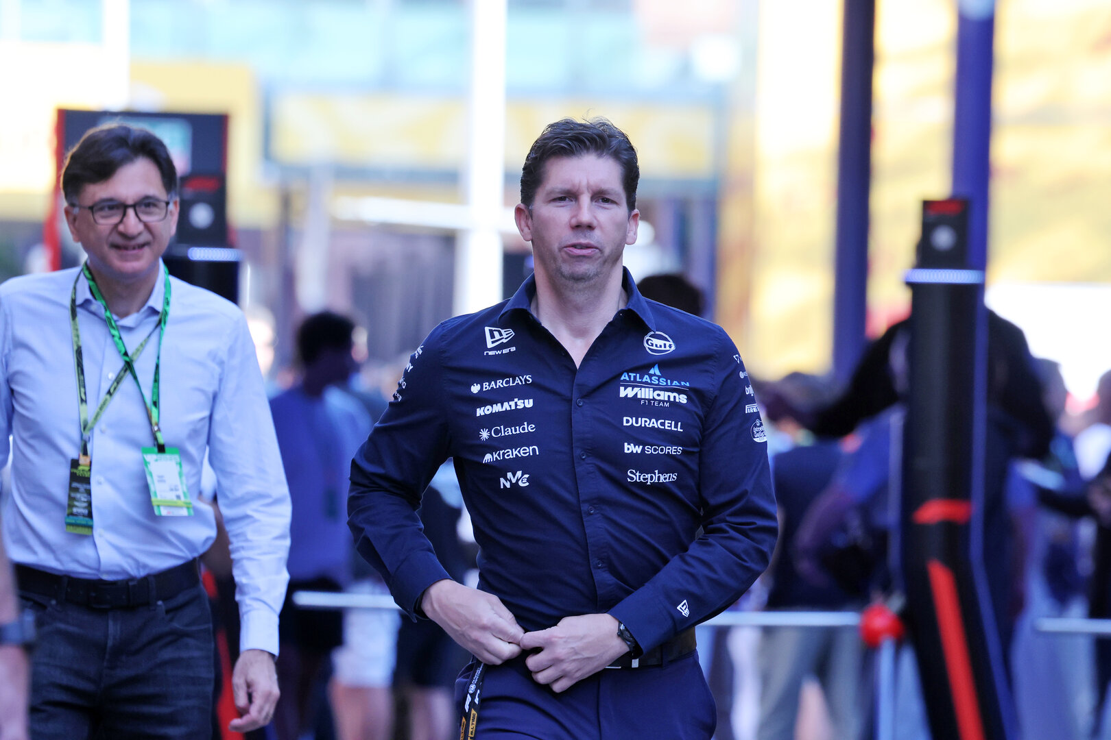 GP SPAGNA, James Vowles (GBR) Williams F1 Team, Team Principal.
12.09.2026. Formula 1 World Championship, Rd 14, Spanish Grand Prix, Madrid, Spain, Qualifiche Day.
- www.xpbimages.com, EMail: requests@xpbimages.com © Copyright: Moy / XPB Images
