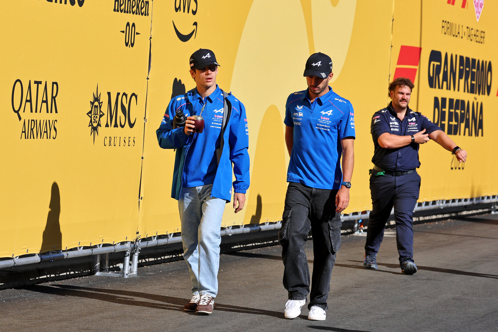 GP SPAGNA, (L to R): Franco Colapinto (ARG) Alpine F1 Team with team mate Pierre Gasly (FRA) Alpine F1 Team.
12.09.2026. Formula 1 World Championship, Rd 14, Spanish Grand Prix, Madrid, Spain, Qualifiche Day.
- www.xpbimages.com, EMail: requests@xpbimages.com © Copyright: Moy / XPB Images