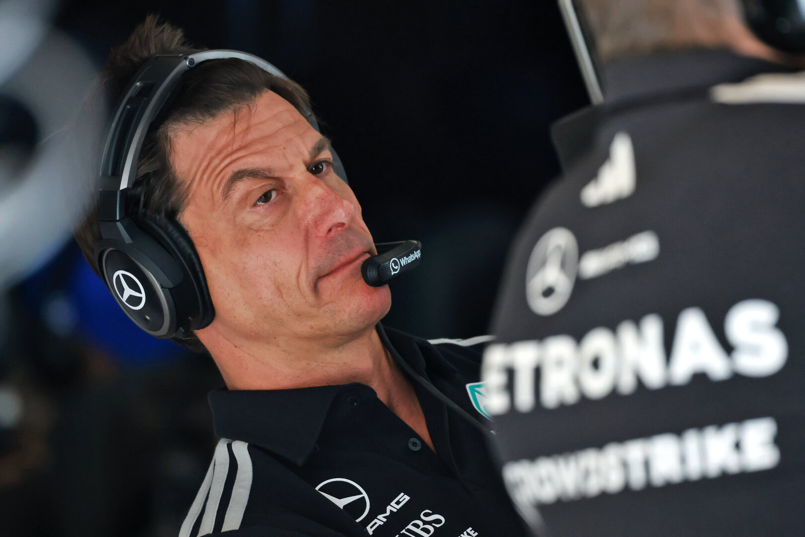 GP SPAGNA, Toto Wolff (GER) Mercedes AMG Formula One Team Shareholder e Executive Director.
12.09.2026. Formula 1 World Championship, Rd 14, Spanish Grand Prix, Madrid, Spain, Qualifiche Day.
- www.xpbimages.com, EMail: requests@xpbimages.com © Copyright: Charniaux / XPB Images