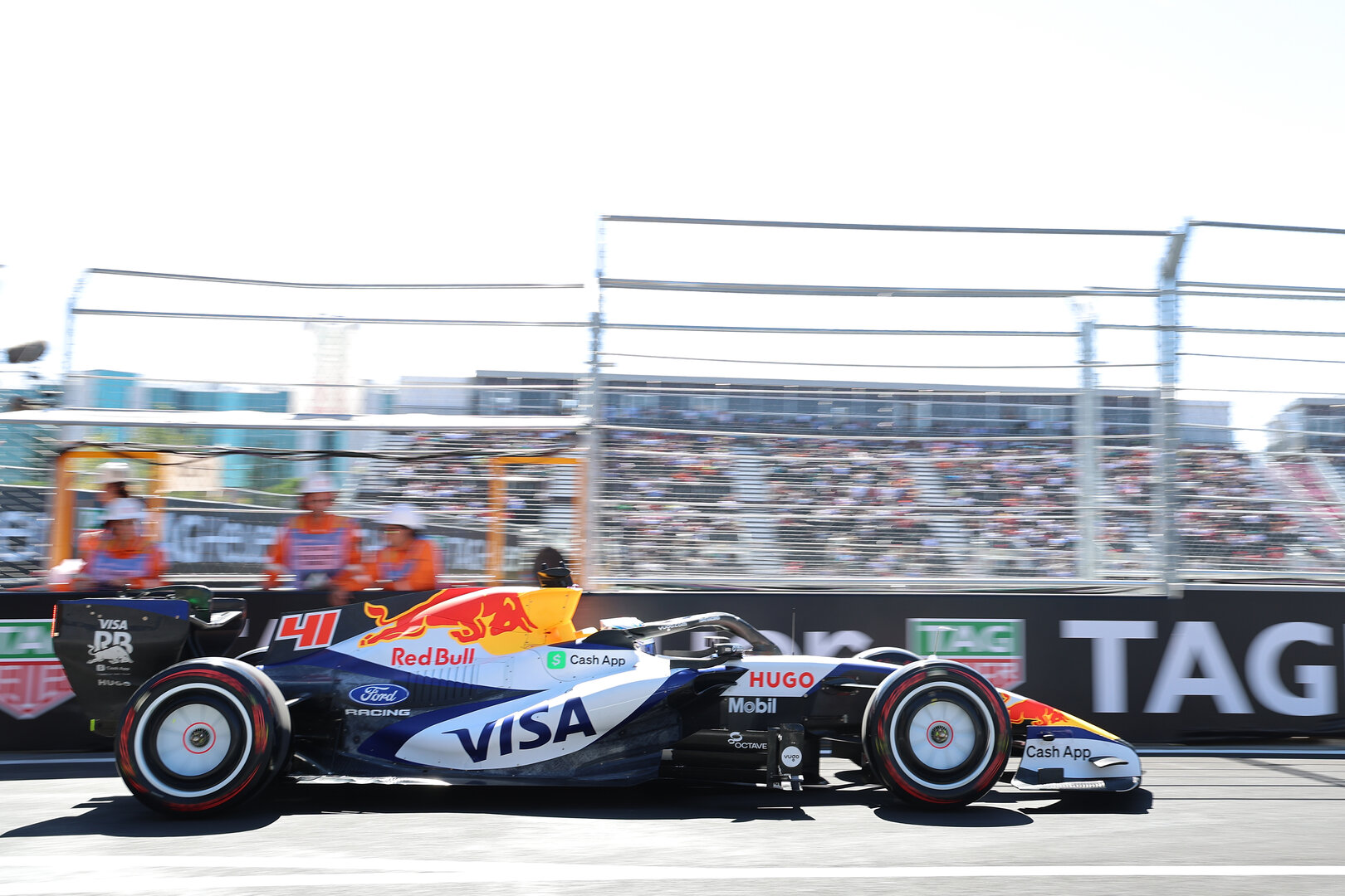 GP SPAGNA, Arvid Lindblad (GBR) Racing Bulls Formula One Team VCARB 03 leaves the pits.
12.09.2026. Formula 1 World Championship, Rd 14, Spanish Grand Prix, Madrid, Spain, Qualifiche Day.
- www.xpbimages.com, EMail: requests@xpbimages.com © Copyright: Batchelor / XPB Images
