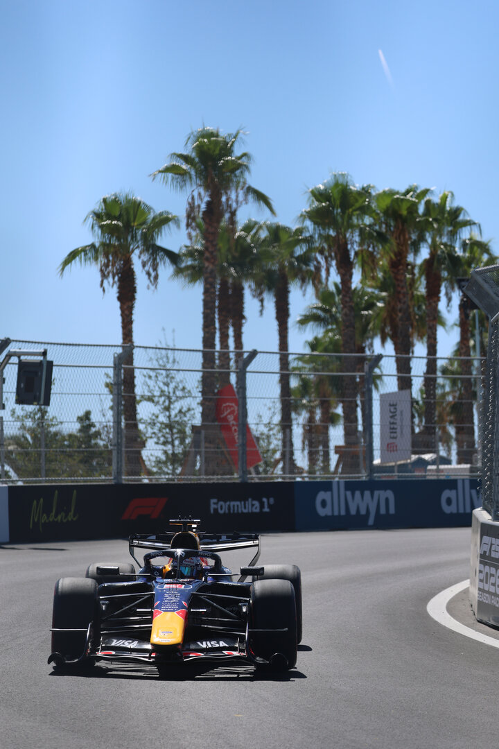 GP SPAGNA, Max Verstappen (NLD) Red Bull Racing RB22.
12.09.2026. Formula 1 World Championship, Rd 14, Spanish Grand Prix, Madrid, Spain, Qualifiche Day.
- www.xpbimages.com, EMail: requests@xpbimages.com © Copyright: Moy / XPB Images