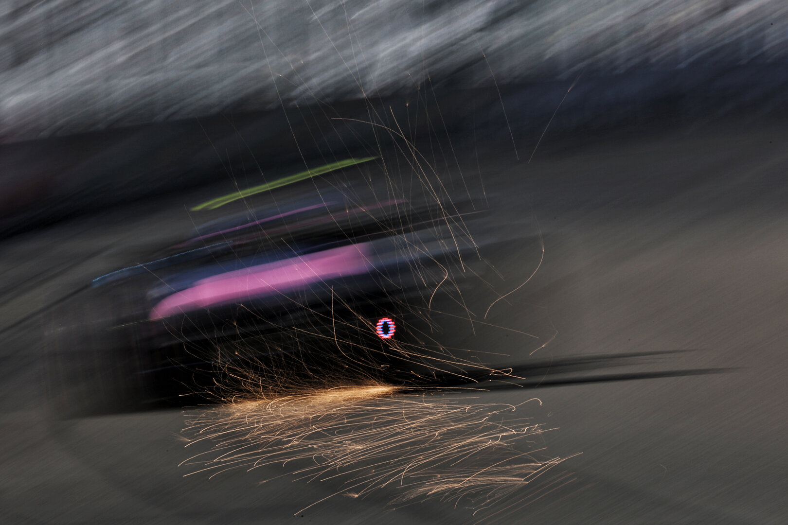 GP SPAGNA, Franco Colapinto (ARG) Alpine F1 Team A526 sends sparks flying.
12.09.2026. Formula 1 World Championship, Rd 14, Spanish Grand Prix, Madrid, Spain, Qualifiche Day.
- www.xpbimages.com, EMail: requests@xpbimages.com © Copyright: Moy / XPB Images