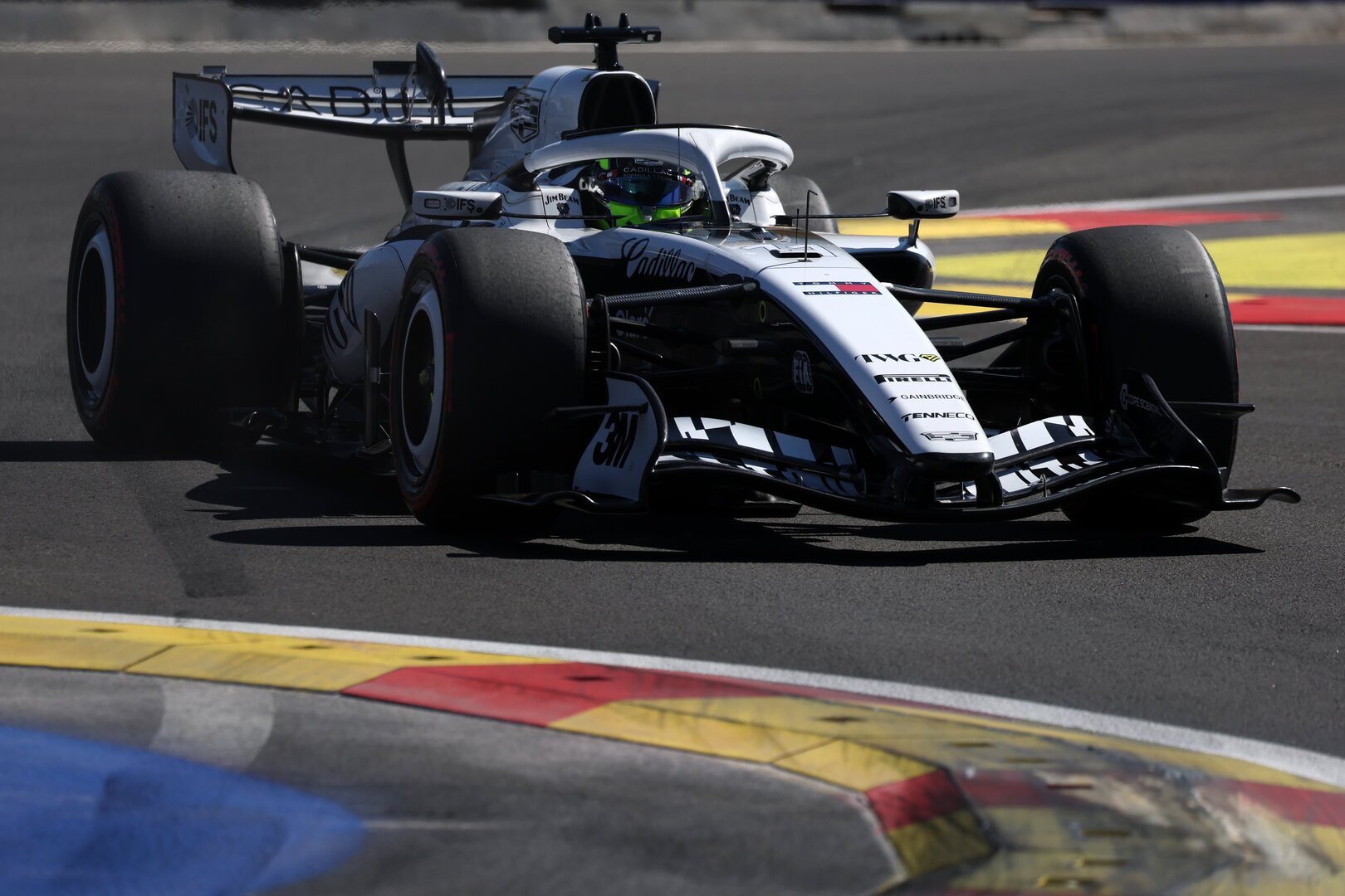 GP SPAGNA, Sergio Perez (MEX) Cadillac Formula 1 Team MAC-26.
12.09.2026. Formula 1 World Championship, Rd 14, Spanish Grand Prix, Madrid, Spain, Qualifiche Day.
- www.xpbimages.com, EMail: requests@xpbimages.com © Copyright: Moy / XPB Images