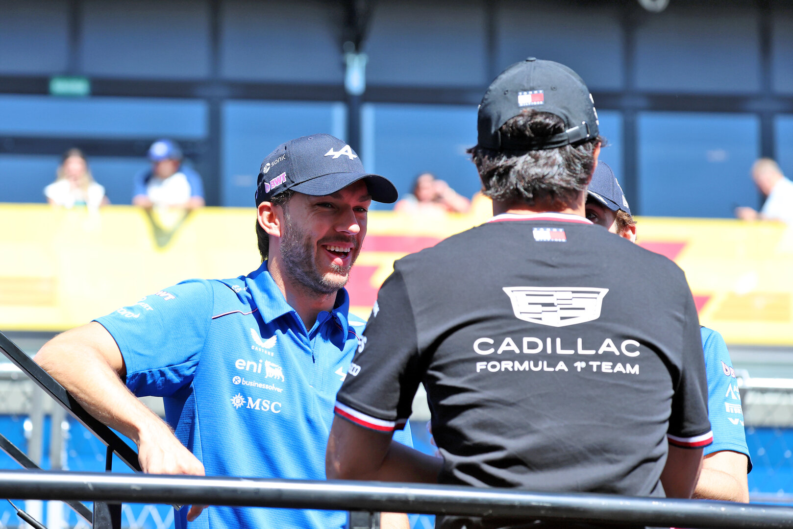 GP SPAGNA, (L to R): Pierre Gasly (FRA) Alpine F1 Team on the drivers' parade.
13.09.2026. Formula 1 World Championship, Rd 14, Spanish Grand Prix, Madrid, Spain, Gara Day.
- www.xpbimages.com, EMail: requests@xpbimages.com © Copyright: Batchelor / XPB Images