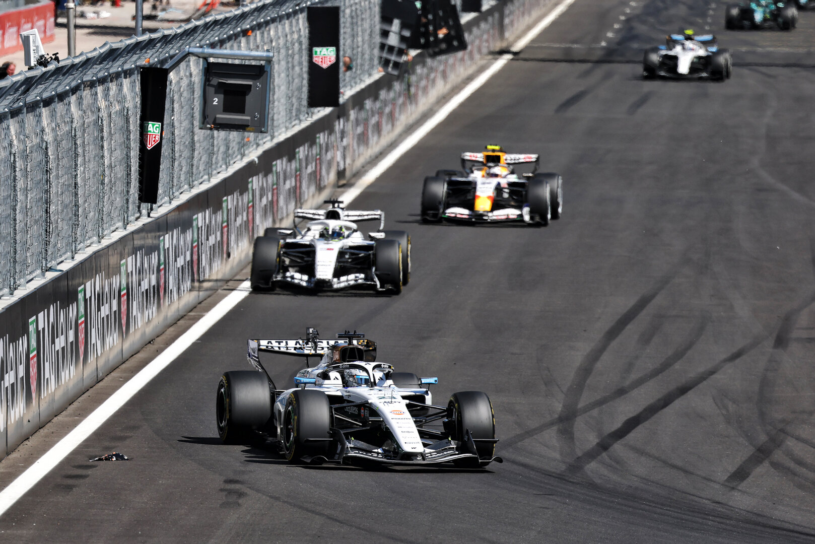 GP SPAGNA, Alexander Albon (THA) Williams F1 Team FW48.
13.09.2026. Formula 1 World Championship, Rd 14, Spanish Grand Prix, Madrid, Spain, Gara Day.
- www.xpbimages.com, EMail: requests@xpbimages.com © Copyright: Moy / XPB Images