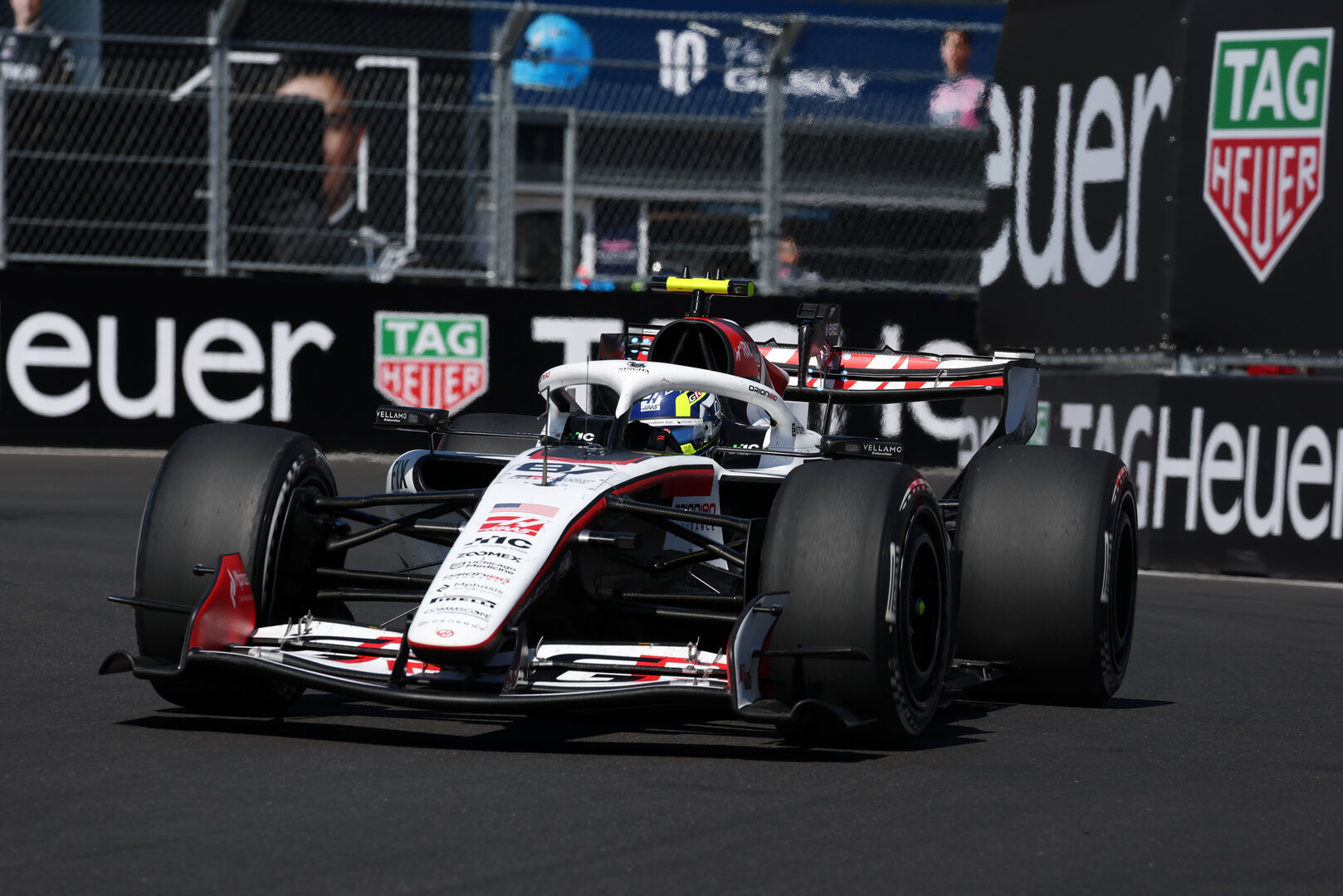 GP SPAGNA, Oliver Bearman (GBR) Haas F1 Team VF-26.
13.09.2026. Formula 1 World Championship, Rd 14, Spanish Grand Prix, Madrid, Spain, Gara Day.
- www.xpbimages.com, EMail: requests@xpbimages.com © Copyright: Moy / XPB Images