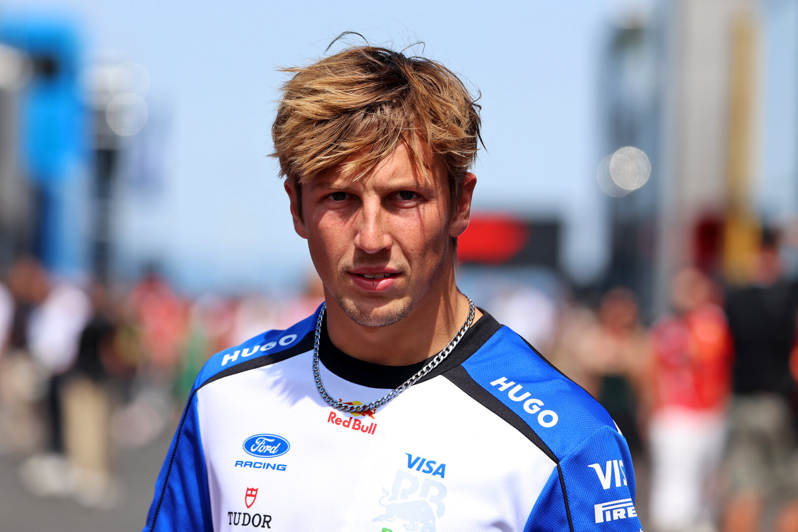 GP UNGHERIA, Liam Lawson (NZL) Racing Bulls Formula One Team.
26.07.2026. Formula 1 World Championship, Rd 11, Hungarian Grand Prix, Budapest, Hungary, Gara Day.
 - www.xpbimages.com, EMail: requests@xpbimages.com © Copyright: Rew / XPB Images