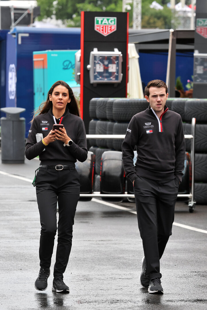 GP UNGHERIA, Connor Bean (GBR) Cadillac Formula 1 Team Communications Manager (Right).
23.07.2026. Formula 1 World Championship, Rd 11, Hungarian Grand Prix, Budapest, Hungary, Preparation Day.
- www.xpbimages.com, EMail: requests@xpbimages.com © Copyright: Moy / XPB Images
