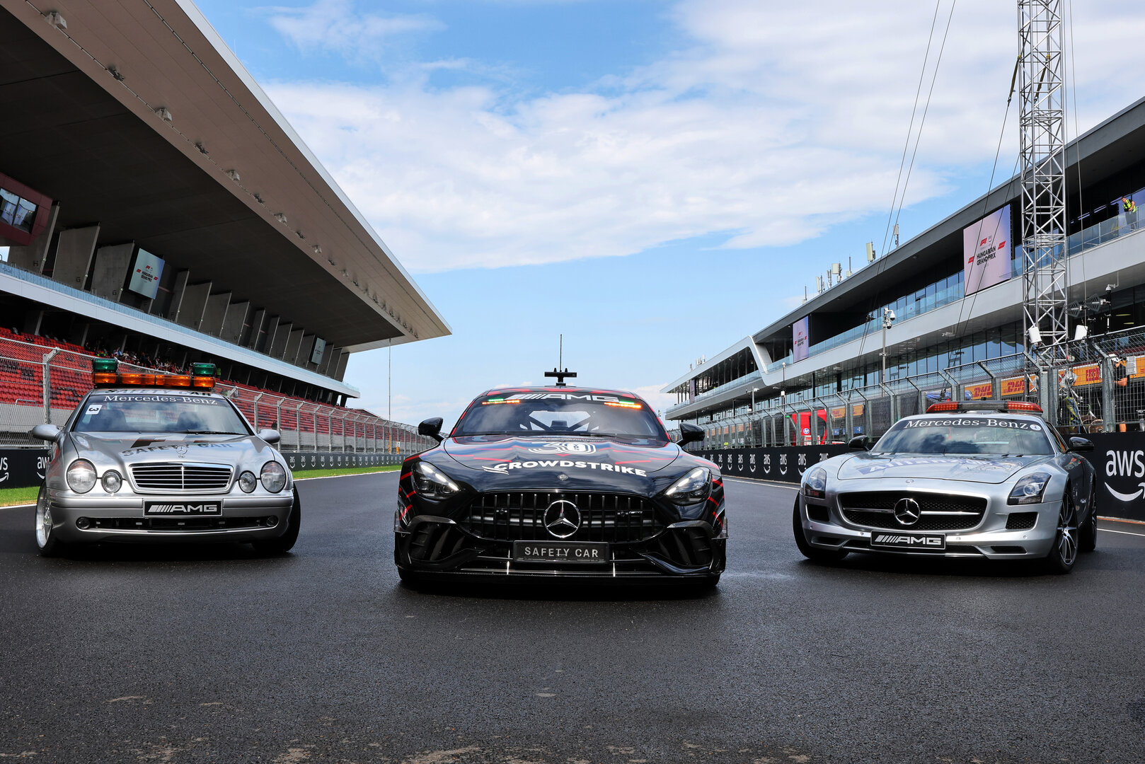 GP UNGHERIA, Circuit Atmosfera - 30 years of the Mercedes FIA Safety Car. 
23.07.2026. Formula 1 World Championship, Rd 11, Hungarian Grand Prix, Budapest, Hungary, Preparation Day.
- www.xpbimages.com, EMail: requests@xpbimages.com © Copyright: Moy / XPB Images