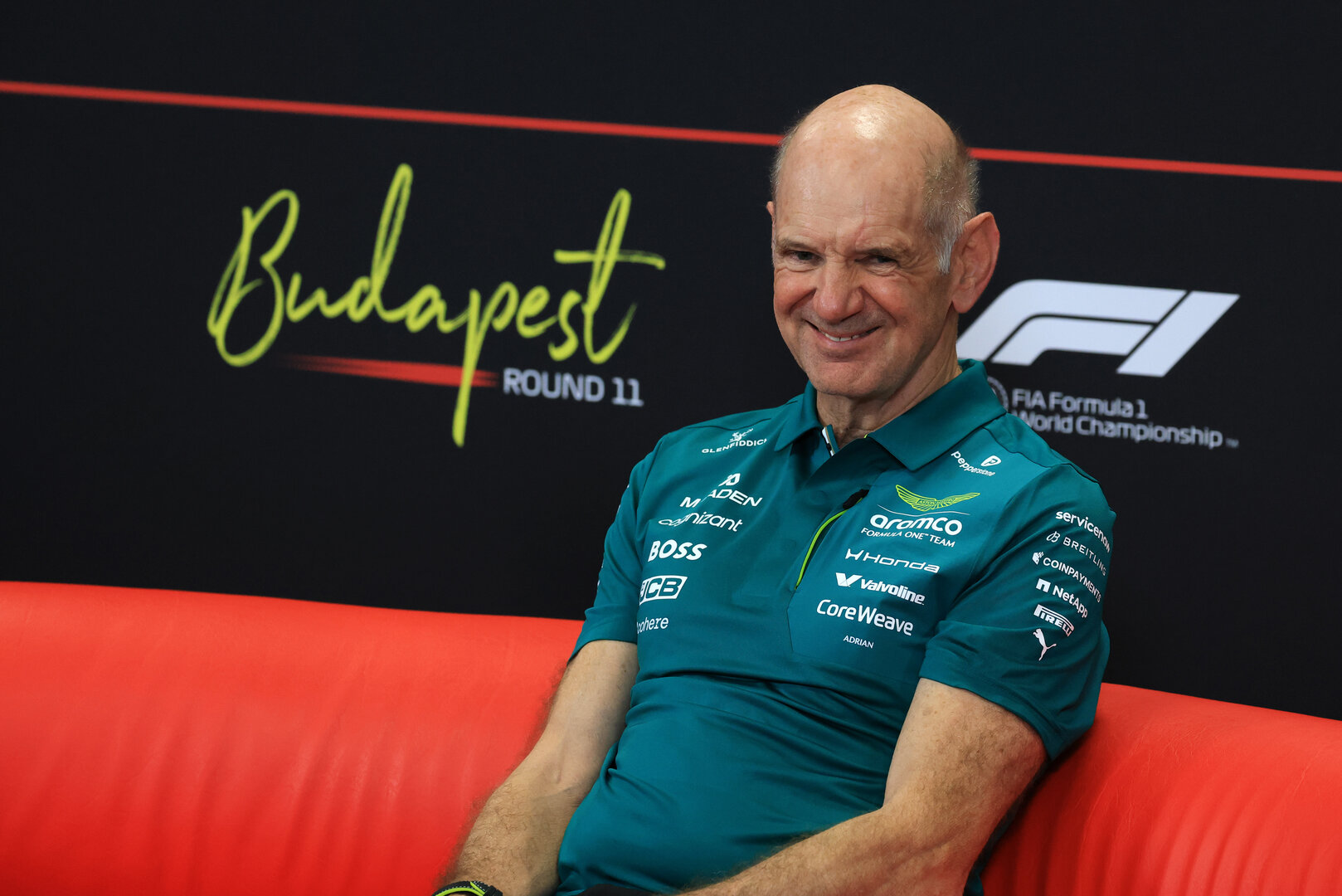 GP UNGHERIA, Adrian Newey (GBR) Aston Martin F1 Team, Team Principal in the FIA Press Conference.
24.07.2026. Formula 1 World Championship, Rd 11, Hungarian Grand Prix, Budapest, Hungary, Practice Day.
- www.xpbimages.com, EMail: requests@xpbimages.com © Copyright: Moy / XPB Images