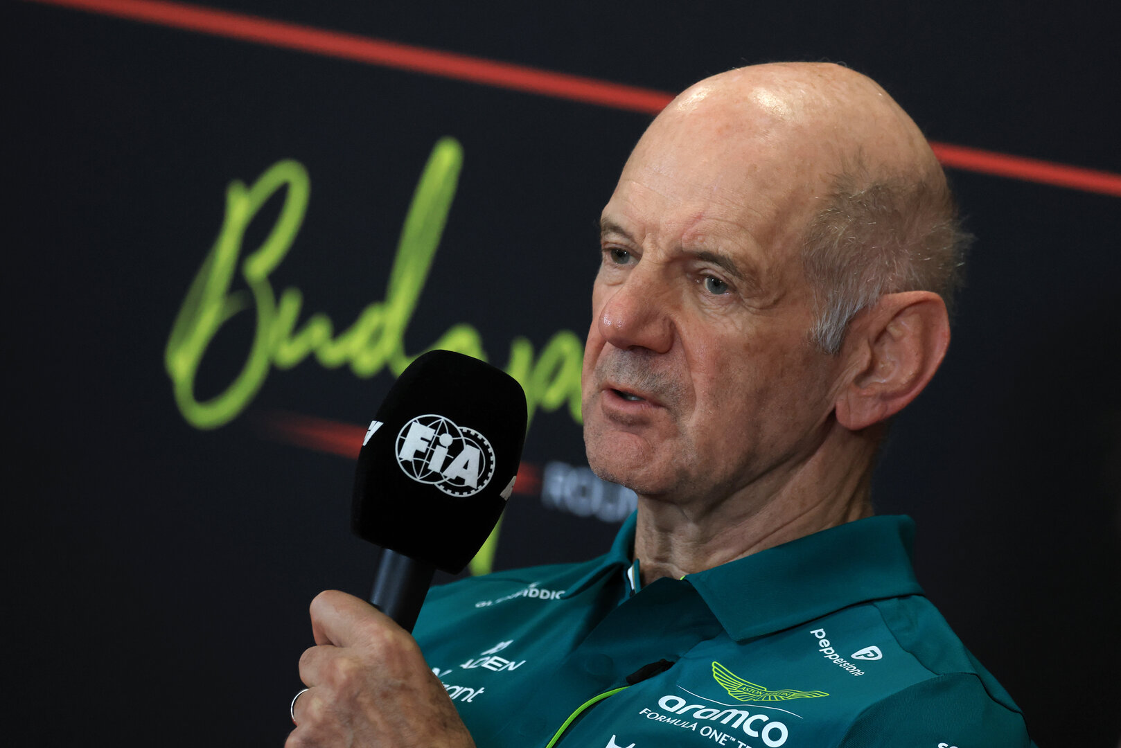GP UNGHERIA, Adrian Newey (GBR) Aston Martin F1 Team, Team Principal in the FIA Press Conference.
24.07.2026. Formula 1 World Championship, Rd 11, Hungarian Grand Prix, Budapest, Hungary, Practice Day.
- www.xpbimages.com, EMail: requests@xpbimages.com © Copyright: Moy / XPB Images