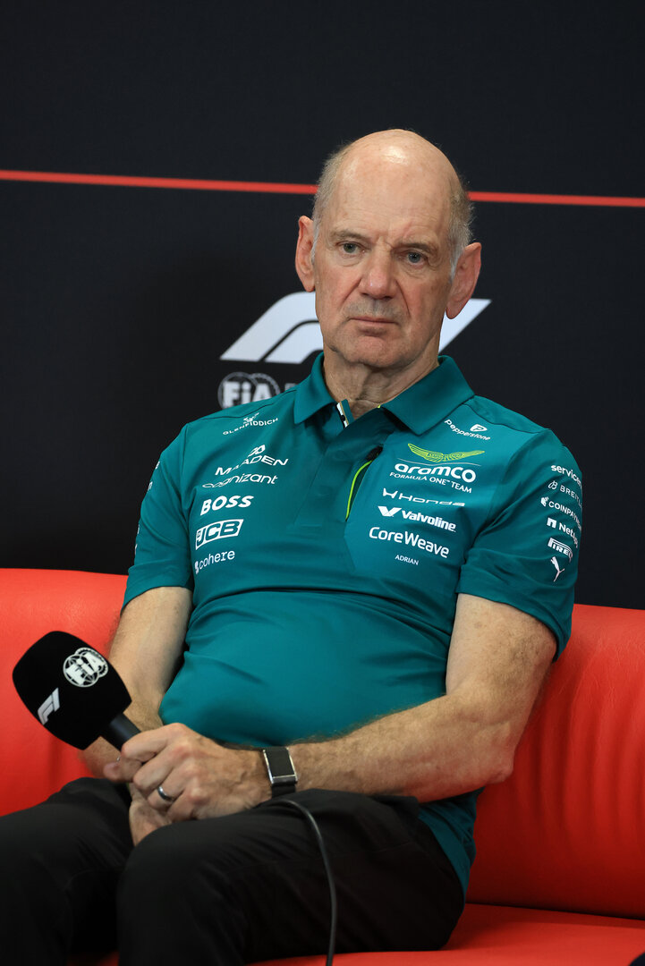 GP UNGHERIA, Adrian Newey (GBR) Aston Martin F1 Team, Team Principal in the FIA Press Conference.
24.07.2026. Formula 1 World Championship, Rd 11, Hungarian Grand Prix, Budapest, Hungary, Practice Day.
- www.xpbimages.com, EMail: requests@xpbimages.com © Copyright: Moy / XPB Images