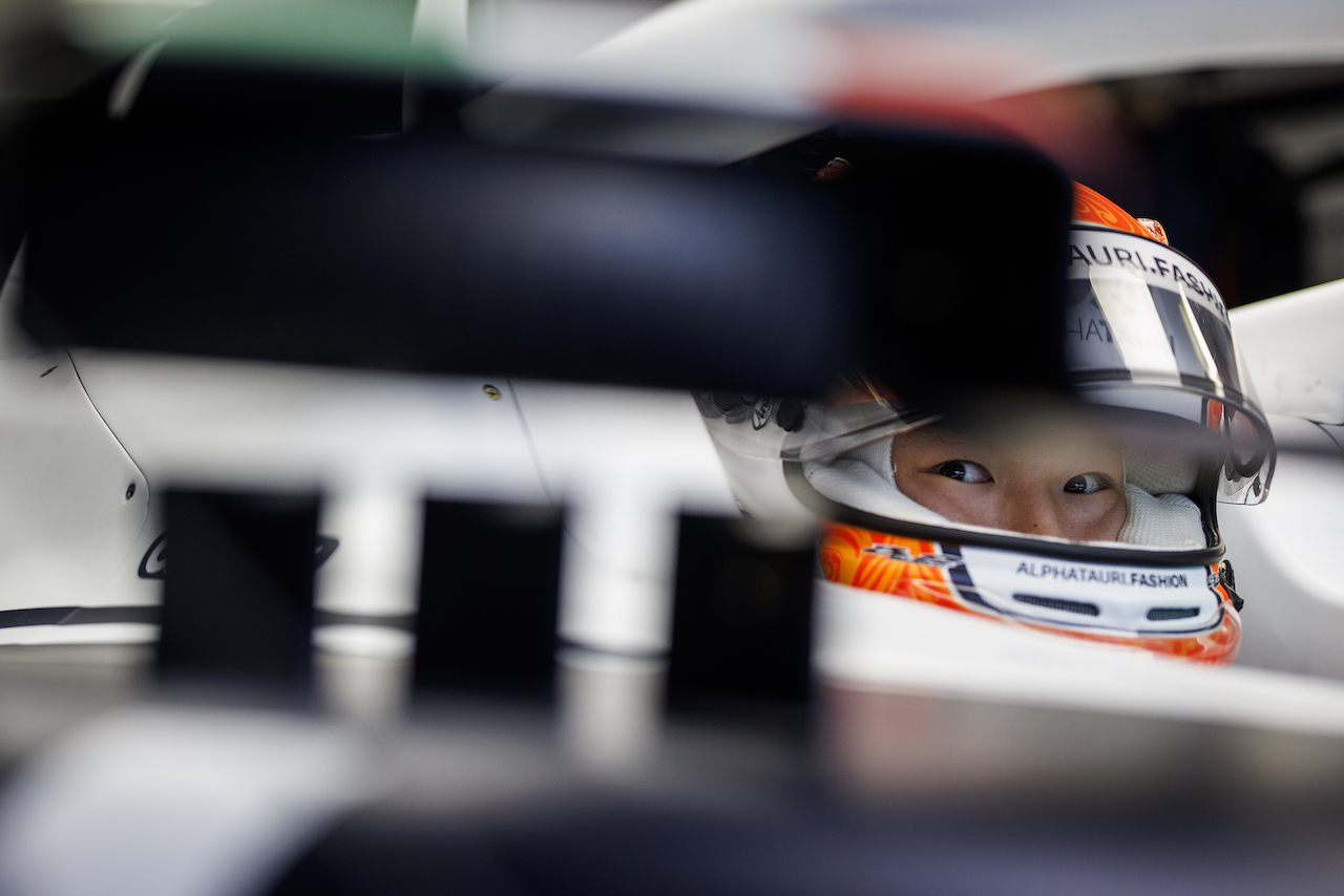 Yuki Tsunoda of Japan and Scuderia AlphaTauri seen during the filming day in Misano, Italy on February 15, 2022 // Samo Vidic / Red Bull Content Pool // SI202202200166 // Usage for editorial use only // 