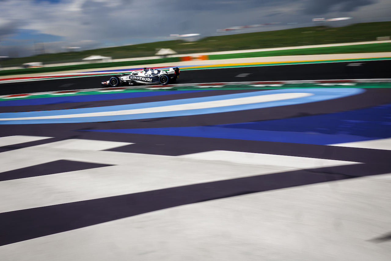 Pierre Gasly of France and Scuderia AlphaTauri performs during the filming day in Misano, Italy on February 15, 2022 // Samo Vidic / Red Bull Content Pool // SI202202200175 // Usage for editorial use only // 