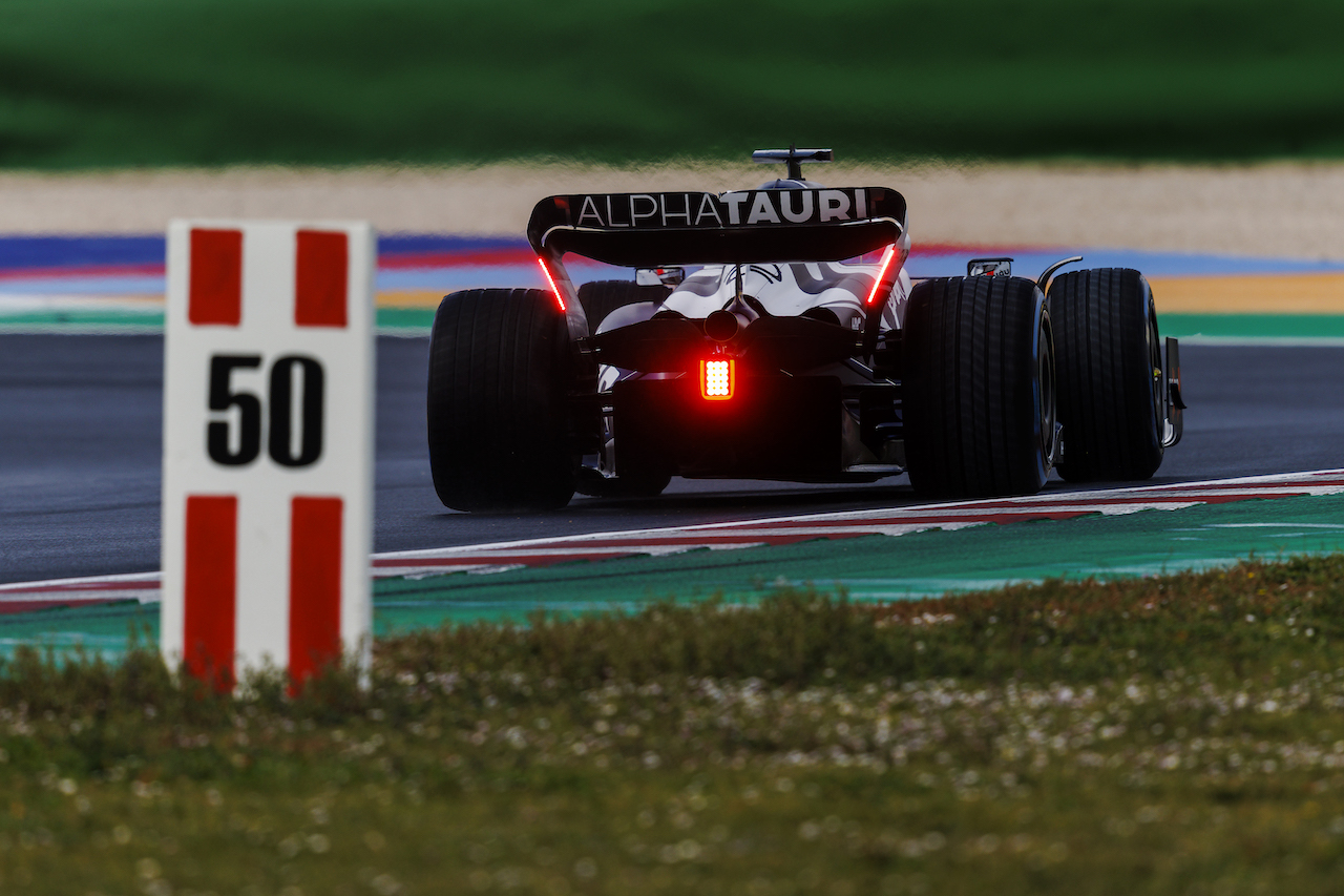 Pierre Gasly of France and Scuderia AlphaTauri performs during the filming day in Misano, Italy on February 15, 2022 // Samo Vidic / Red Bull Content Pool // SI202202200184 // Usage for editorial use only // 