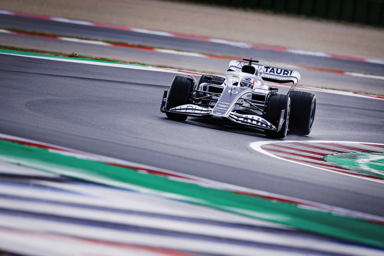Pierre Gasly of France and Scuderia AlphaTauri performs during the filming day in Misano, Italy on February 15, 2022 // Samo Vidic / Red Bull Content Pool // SI202202200189 // Usage for editorial use only // 