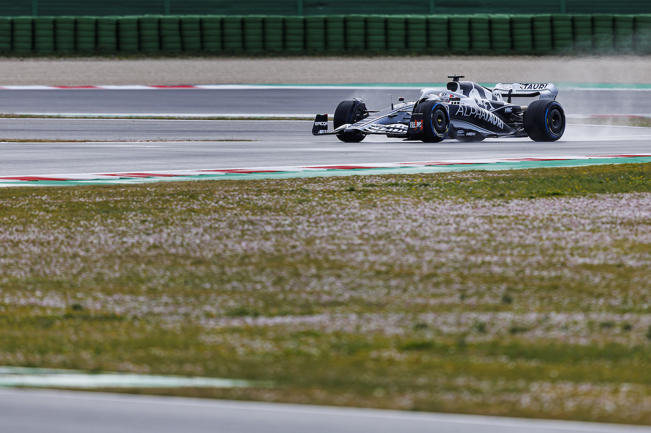 Pierre Gasly of France and Scuderia AlphaTauri performs during the filming day in Misano, Italy on February 15, 2022 // Samo Vidic / Red Bull Content Pool // SI202202200190 // Usage for editorial use only // 