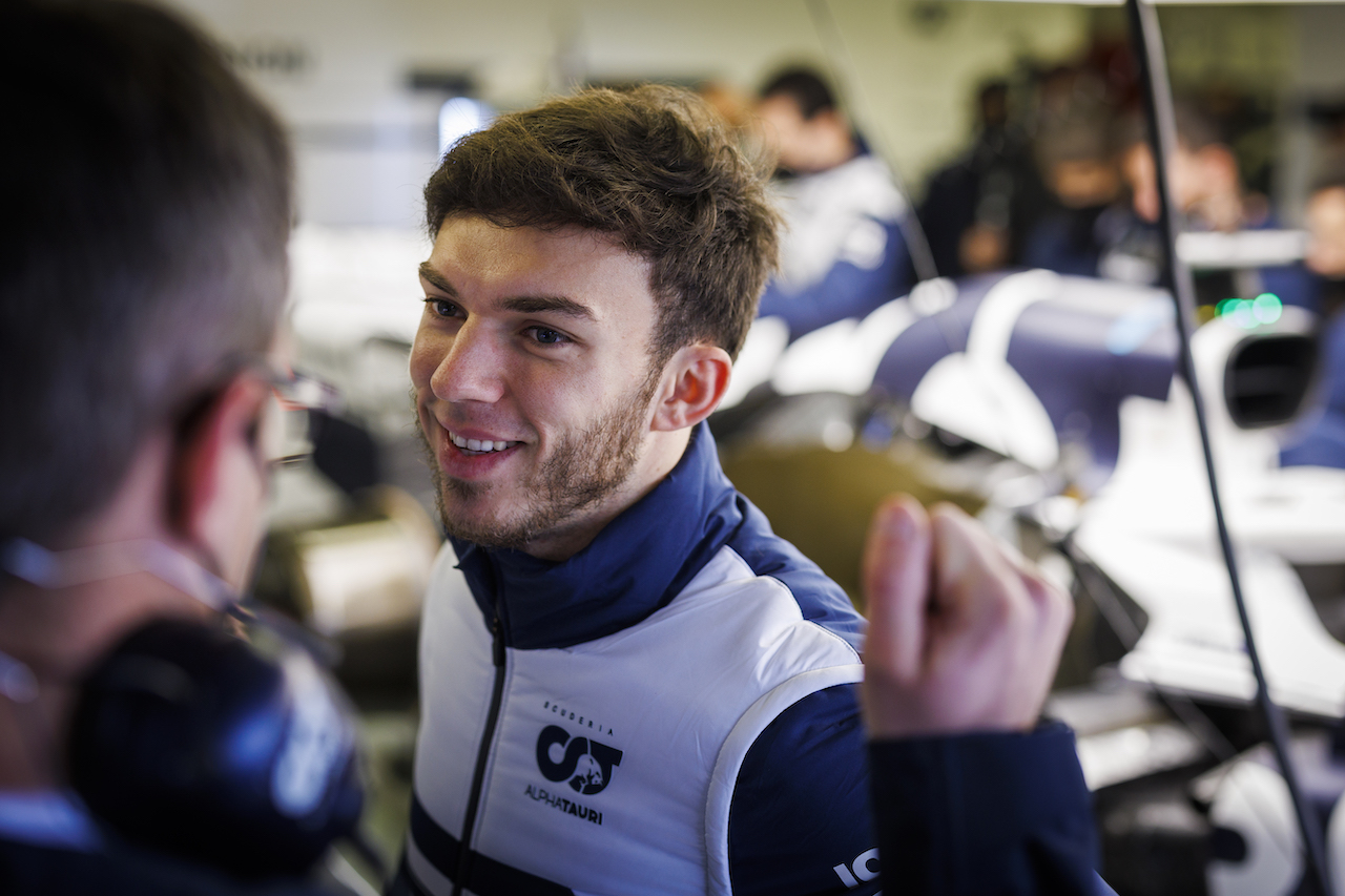 Pierre Gasly of France and Scuderia AlphaTauri seen during the filming day in Misano, Italy on February 15, 2022 // Samo Vidic / Red Bull Content Pool // SI202202200204 // Usage for editorial use only // 