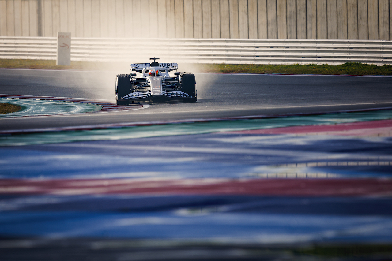 Yuki Tsunoda of Japan and Scuderia AlphaTauri performs during the filming day in Misano, Italy on February 15, 2022 // Samo Vidic / Red Bull Content Pool // SI202202200162 // Usage for editorial use only // 