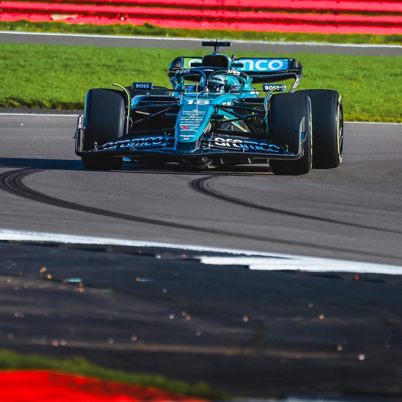 action, Silverstone Circuit, F12403a, F1, GP, Great Britain
Lance Stroll, Aston Martin AMR24
