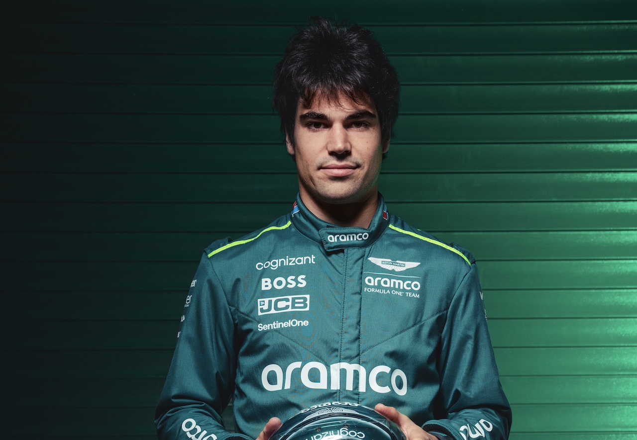 2024 Calvert Studios pre-season photoshoot,  Lance Stroll,  Adult,  Male,  Man,  Person,  Racket,  Rugby Ball,  Shirt,  Soccer Ball,  Sphere,  Tennis Racket
2024 pre-season photoshoot at Calvert Studios. Imagery with Lance Stroll.
Imagery of Lance Stroll from 2024 pre-season photoshoot.