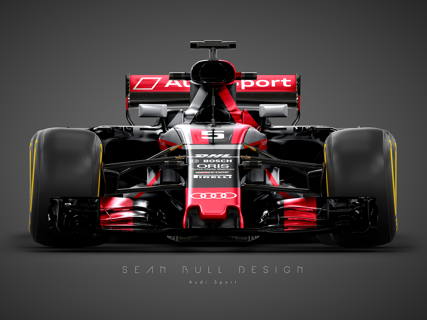 Audi F1 Rendering Livree