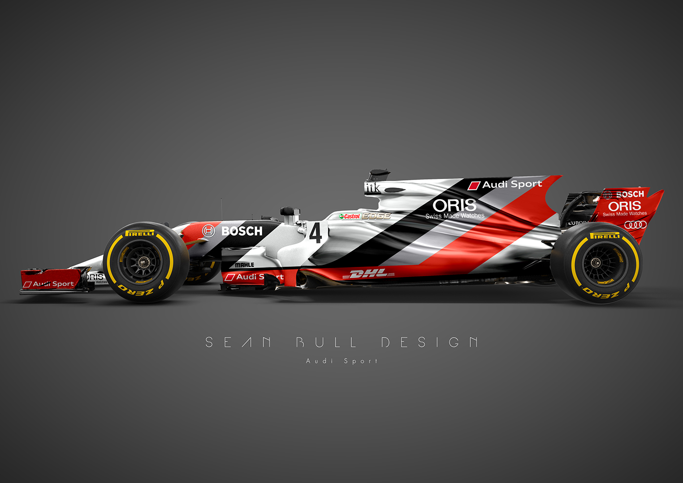 Audi F1 Rendering Livree