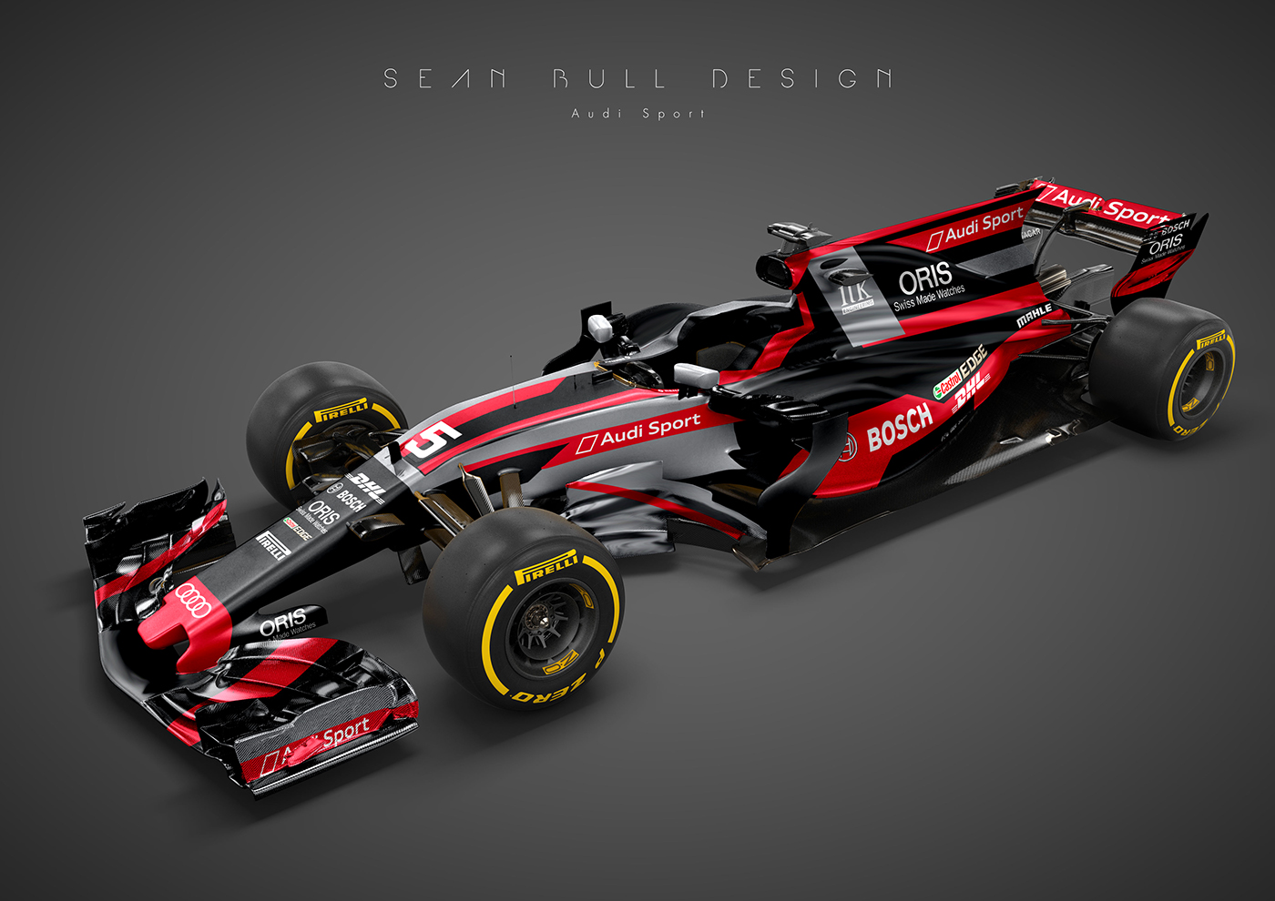 Audi F1 Rendering Livree