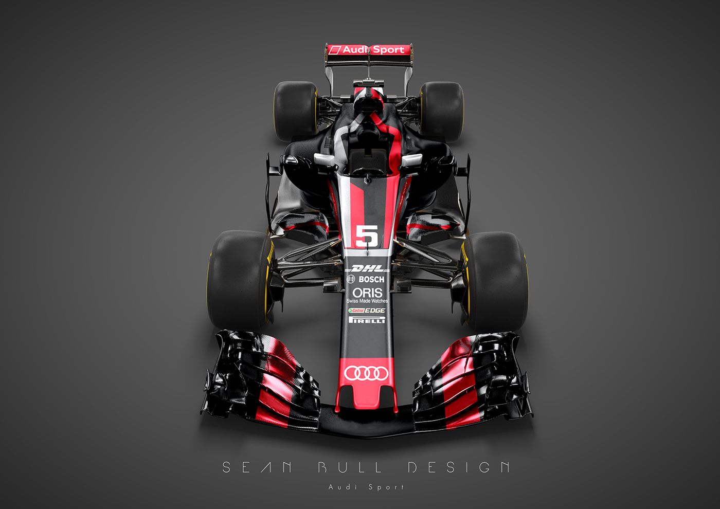 Audi F1 Rendering Livree