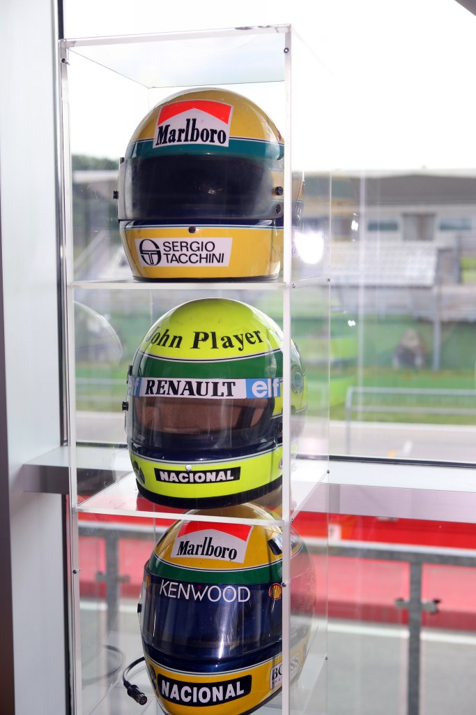 Senna Museum Helmets