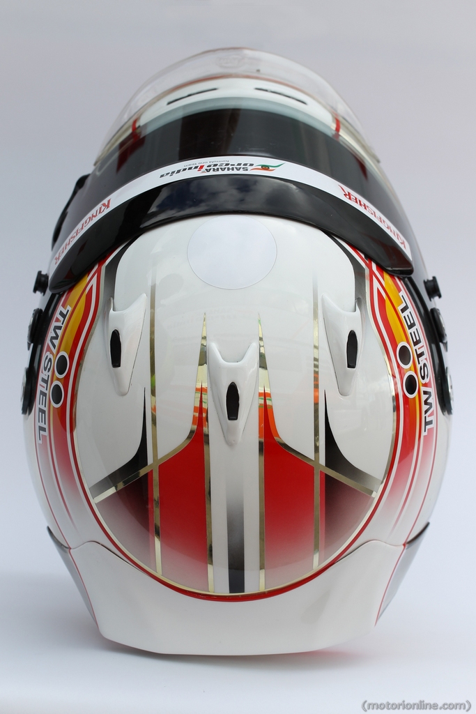 The helmet of Daniel Juncadella (ESP) Sahara Force India F1 Team Test and Reserve Driver.
29.01.2014. Formula One Testing, Day Two, Jerez, Spain.