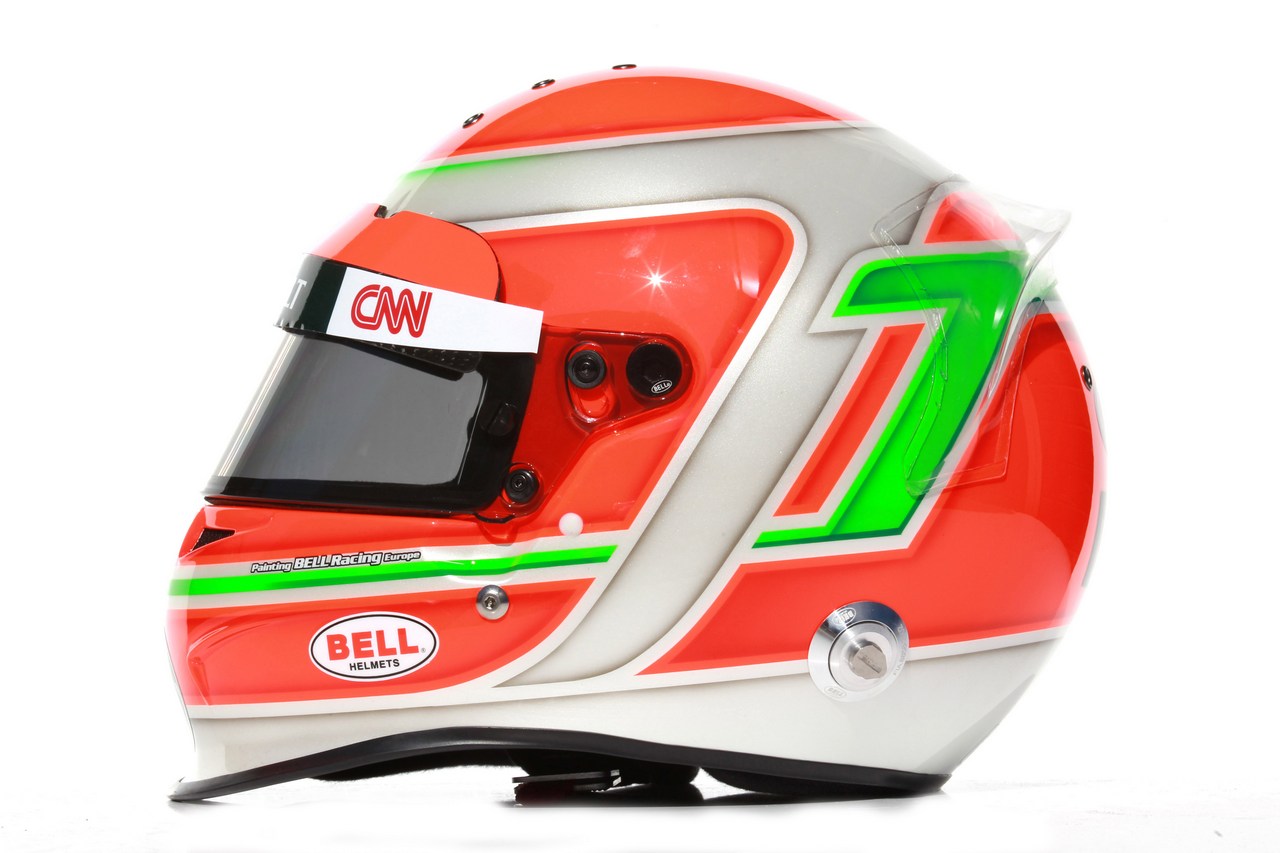 09.02.2012 Jerez, Spain,
Jarno Trulli (ITA), Caterham F1 Team helmet - Formula 1 Testing, day 1 - Formula 1 World Championship 