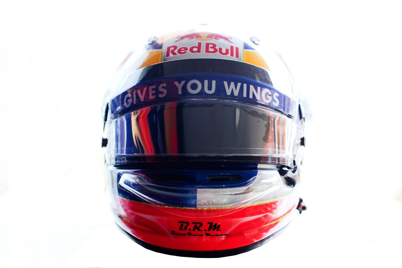 10.02.2012 Jerez, Spain,
Jean-Eric Vergne (FRA), Scuderia Toro Rosso  helmet - Formula 1 Testing, day 1 - Formula 1 World Championship 