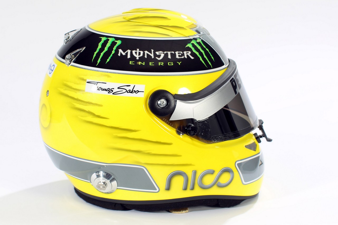 10.02.2012 Jerez, Spain,
Nico Rosberg (GER), Mercedes GP Petronas F1 Team helmet  