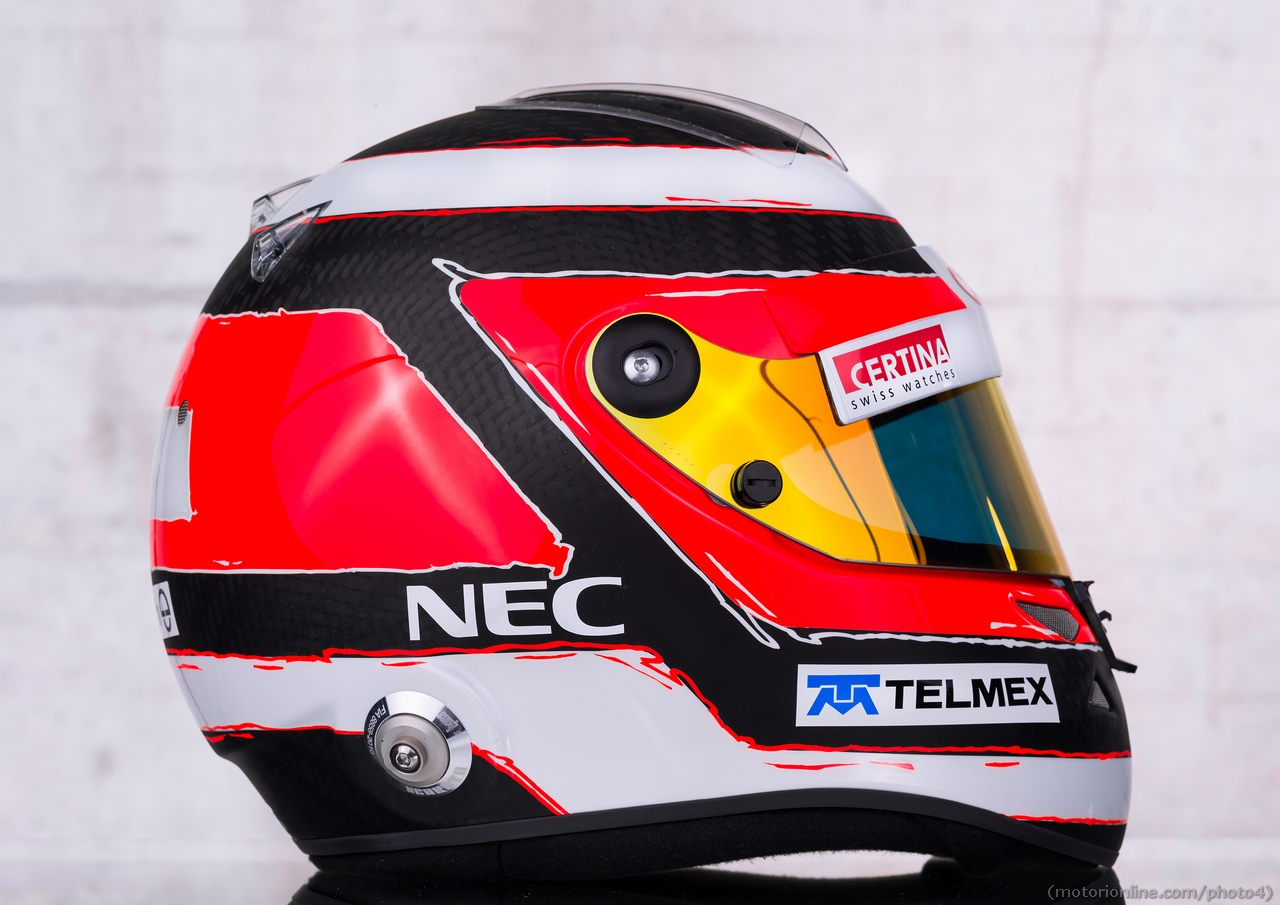 Nico Hulkenberg (GER) Sauber, Helmet 
