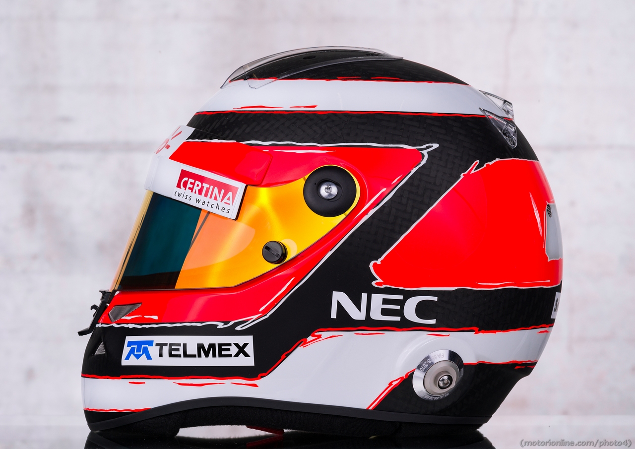 Nico Hulkenberg (GER) Sauber, Helmet 
