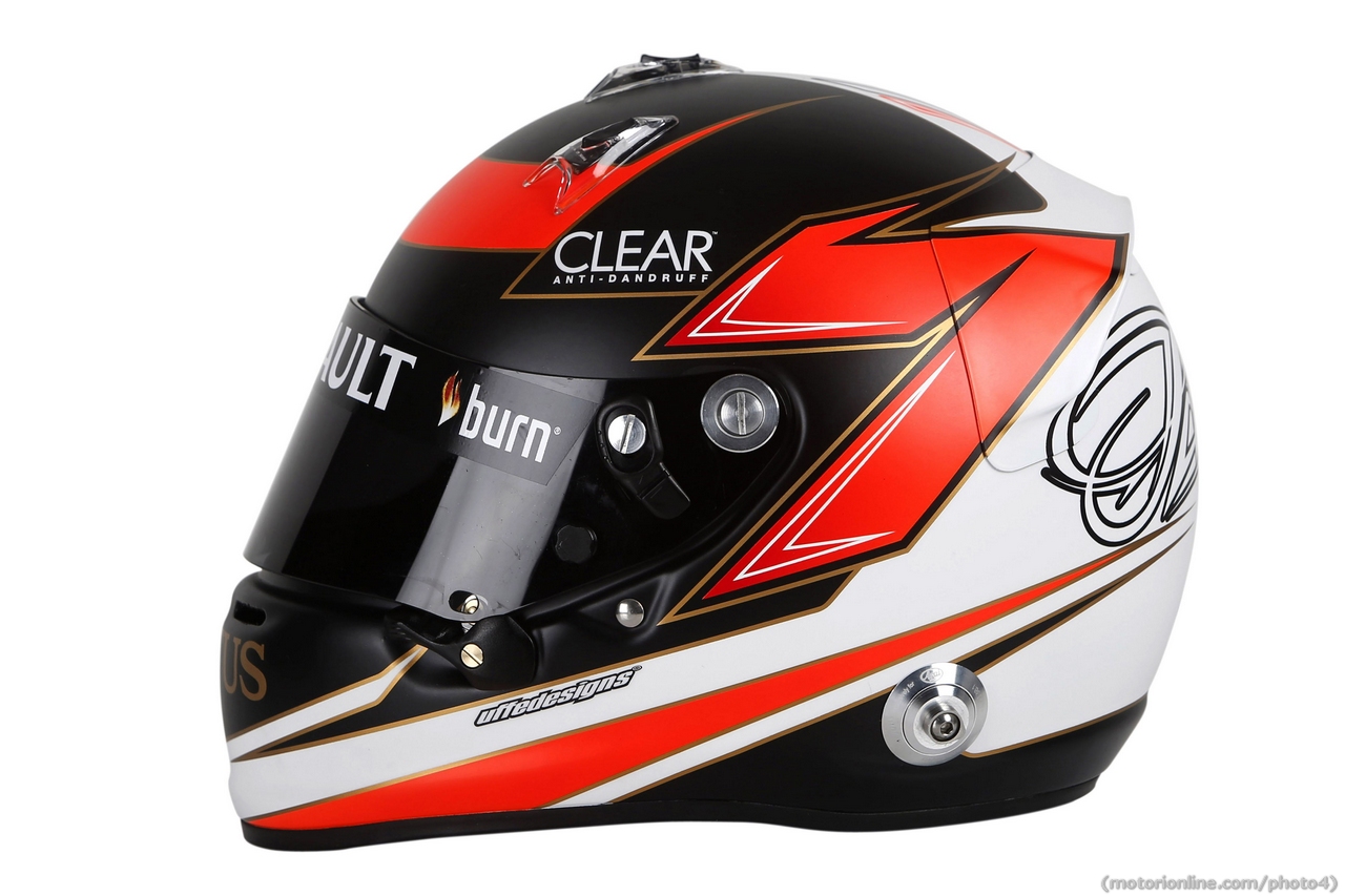 The helmet of Kimi Raikkonen (FIN) Lotus F1 Team.
07.02.2013. 