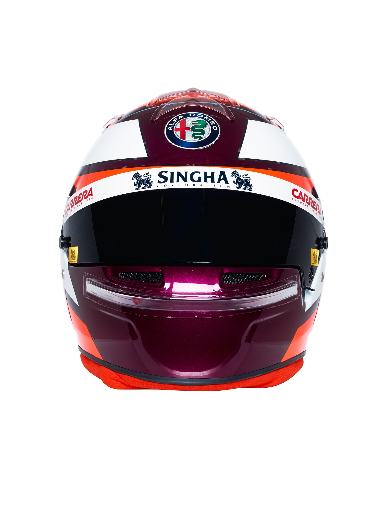 Caschi Raikkonen e Giovinazzi - Alfa Romeo Racing C38