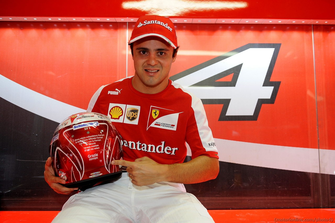 Casco di Felipe Massa ad Interlagos 2013