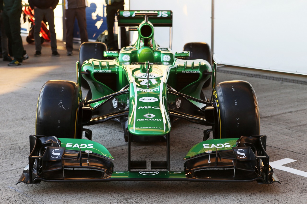 The new Caterham CT03 is unveiled.
