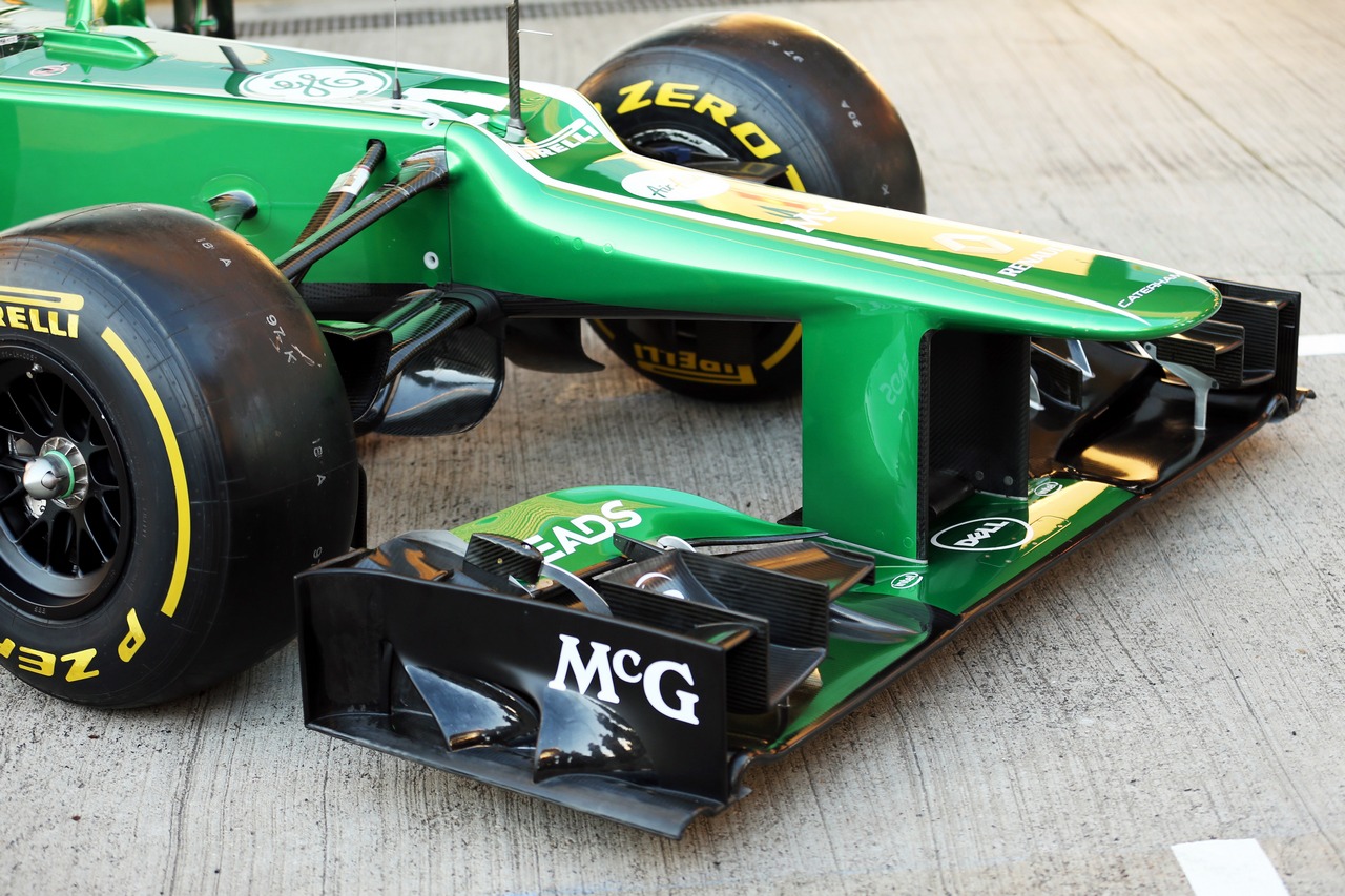 Caterham CT03 front wing.
