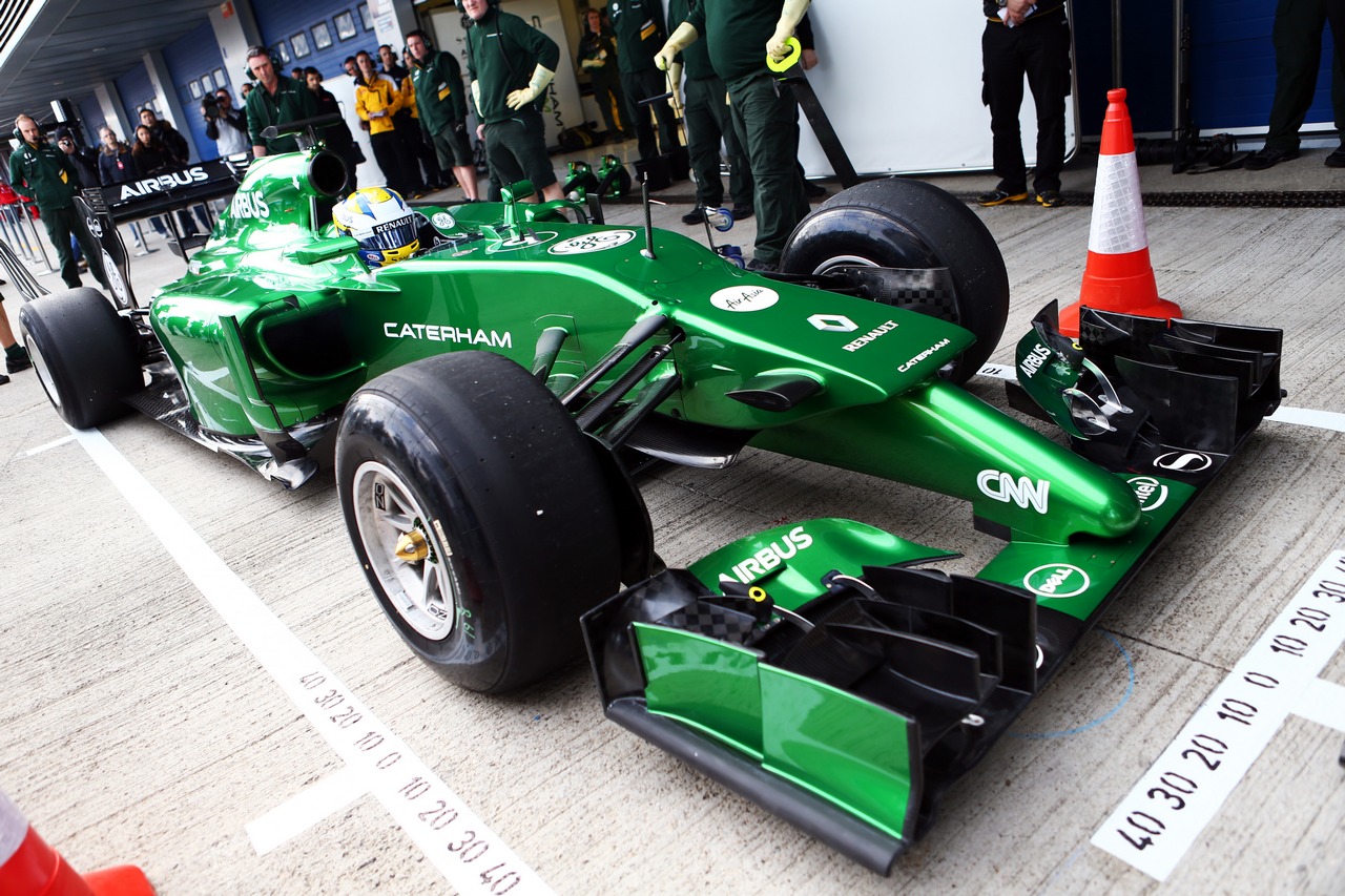 Marcus Ericsson (SWE) runs the Caterham CT04 for the first time.
28.01.2014. Formula One Testing, Day One, Jerez, Spain.