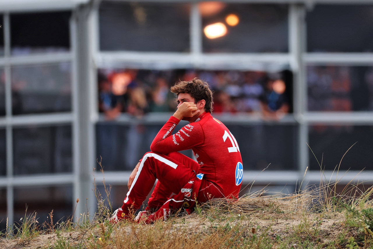 Charles Leclerc (MON) Ferrari retired from the race.
31.08.2025. Formula 1 World Championship, Rd 15, Dutch Grand Prix, Zandvoort, Netherlands, Race Day.
- www.xpbimages.com, EMail: requests@xpbimages.com © Copyright: Price	/ XPB Images