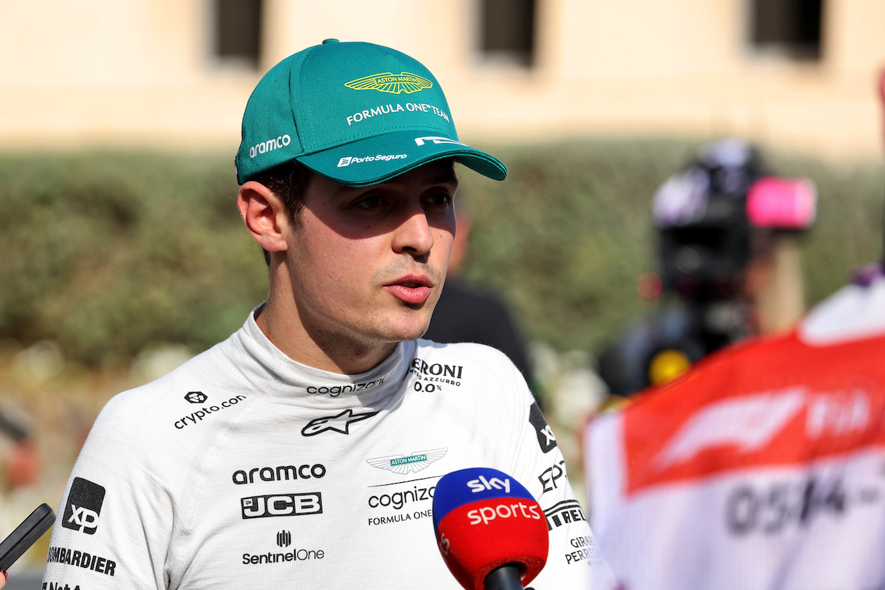 Felipe Drugovich (BRA) Aston Martin F1 Team, Reserve and Development Programme Driver in the FIA Press Conference.
23.02.2023. Formula 1 Testing, Sakhir, Bahrain, Day One.
- www.xpbimages.com, EMail: requests@xpbimages.com © Copyright: Bearne / XPB Images