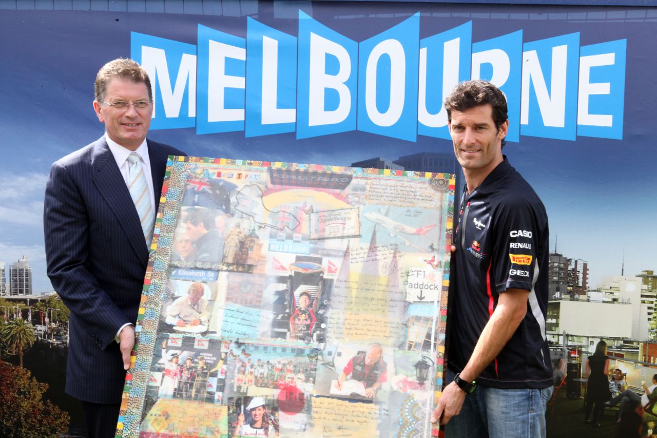 Victorian Premier Ted Ballieau & Mark Webber